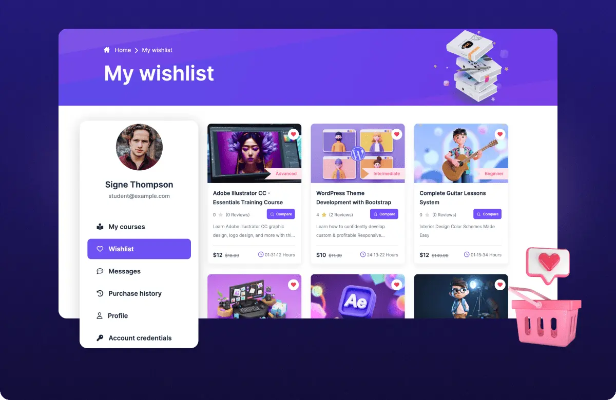Academy LMS - Learning Management System + Full Addon